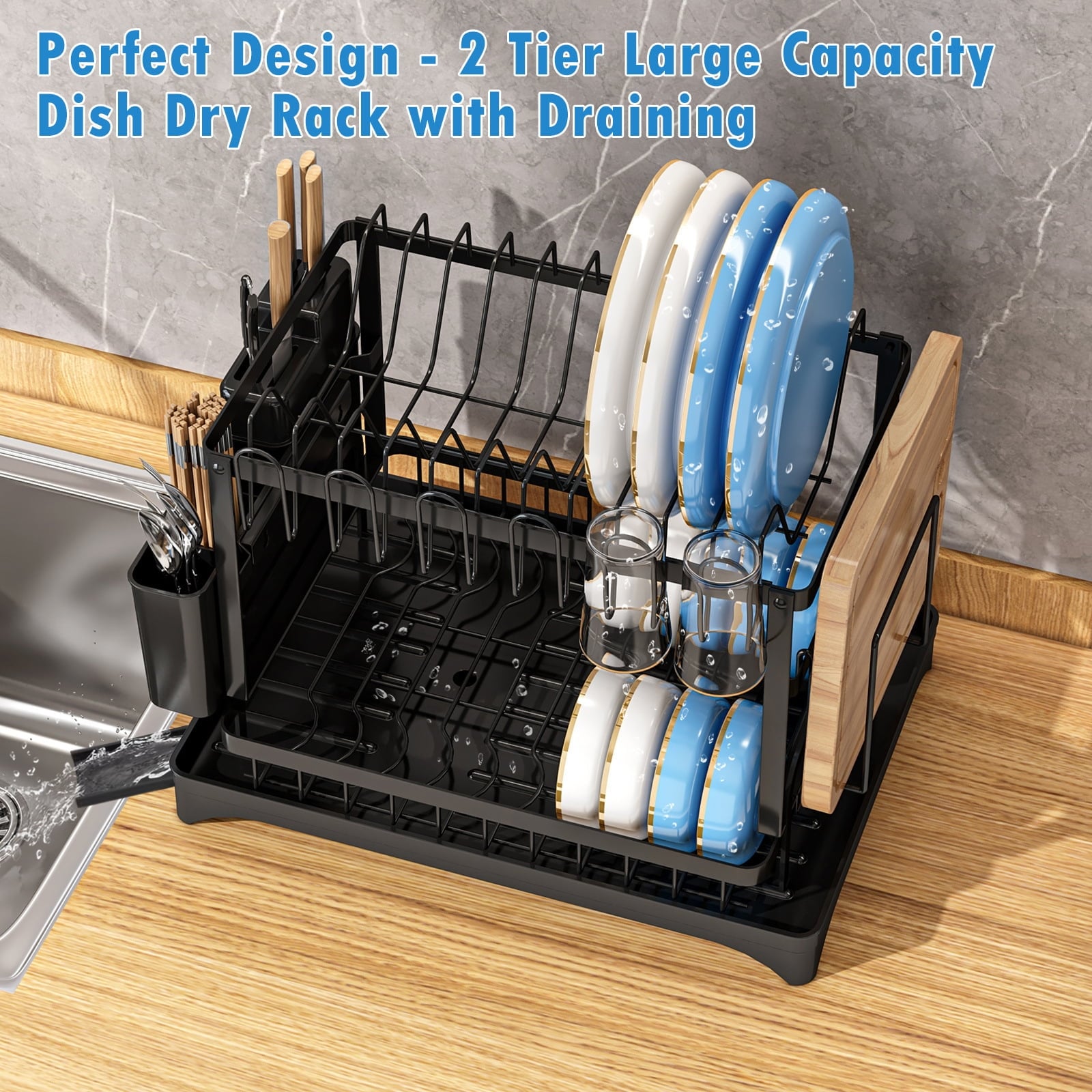 STYLISH 20 inch Over The Sink Roll-up Dish Drying Rack - On Sale - Bed Bath  & Beyond - 32254087