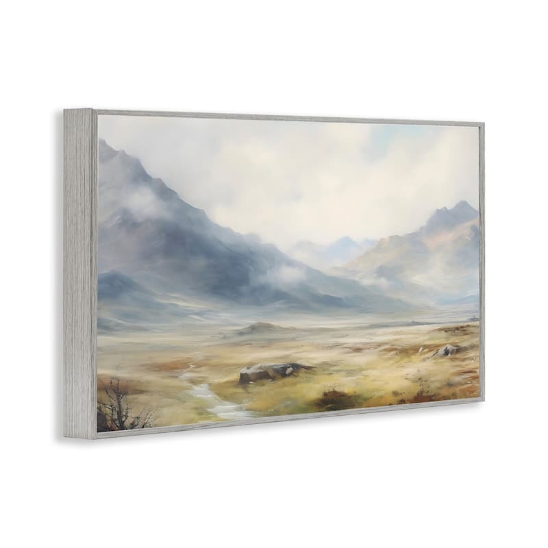 Stupell Faded Mountain Secrets Framed Giclee Art Design By Franklyn Gregory