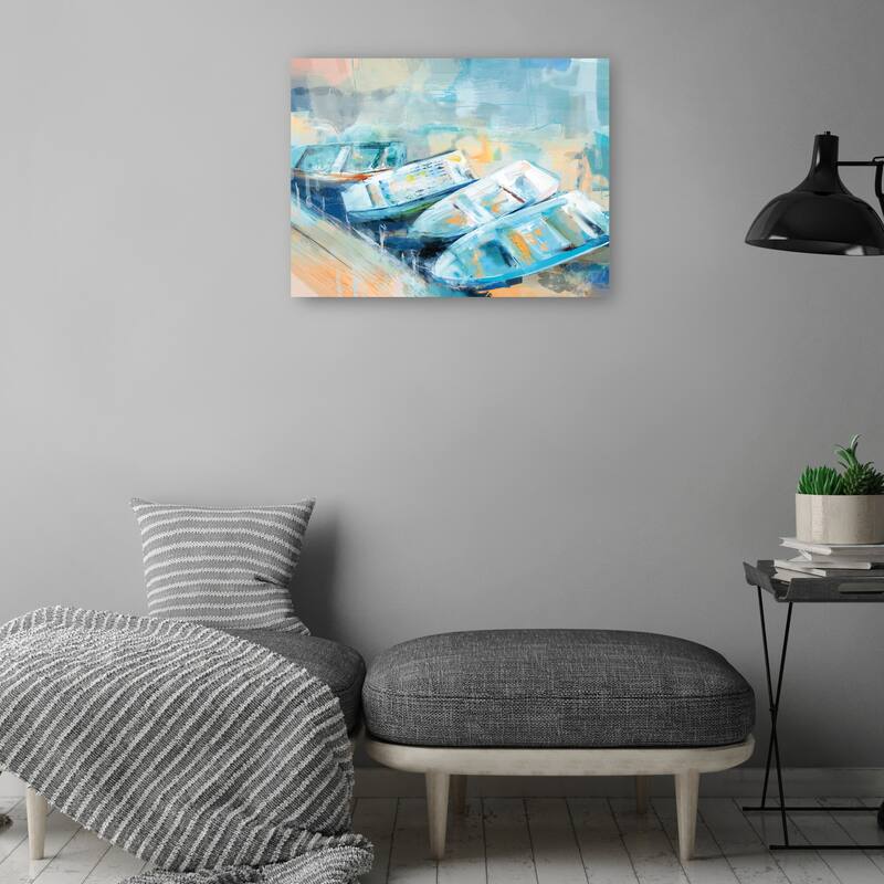 Modern Dock By Studio Arts Canvas Art Print