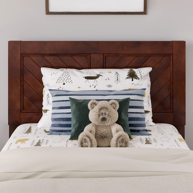 AFI Canyon Wood Headboard with Attachable Charger