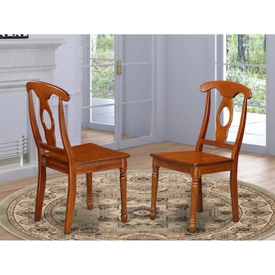 Elegant Napoleon Chair - Dining Room Accent Seating with Wood Seat