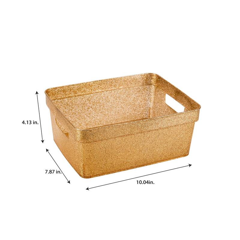 Simplify 3 Pack Small Glitter Tote