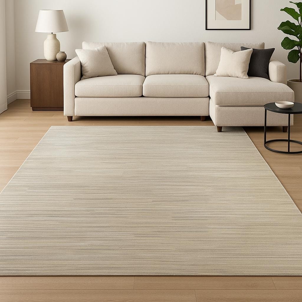 HomeRoots Abstract Contemporary Rectangle Area Rug - 120.00 in. x 96.00 in. x 0.25 in.