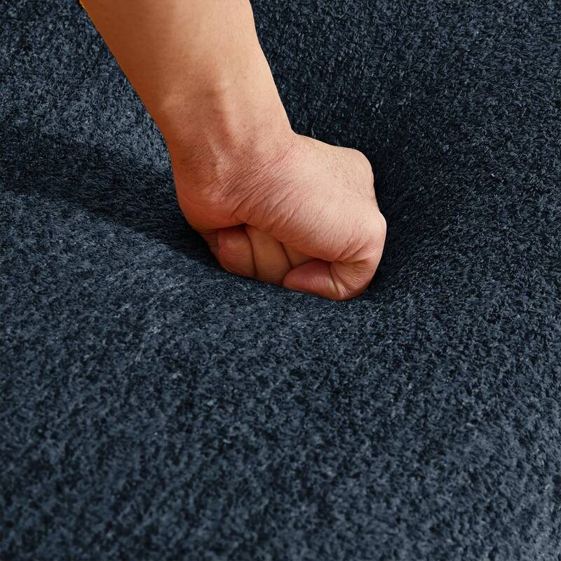 Comfortable and Space-Saving Single Foam Compression Sofa Chair with Footrest + Pillow