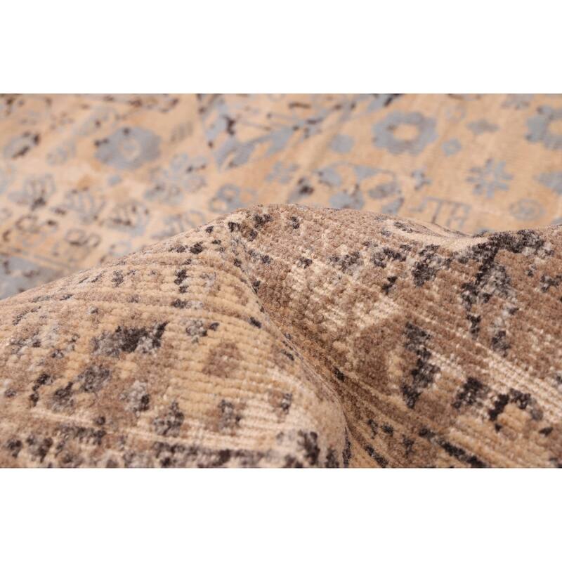 ECARPETGALLERY Hand-knotted Jules Serapi Tan Wool Rug - 9'3 x 11'8