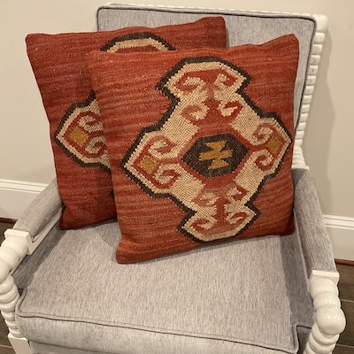 HERAT ORIENTAL Handmade Kilim Throw Pillow Set