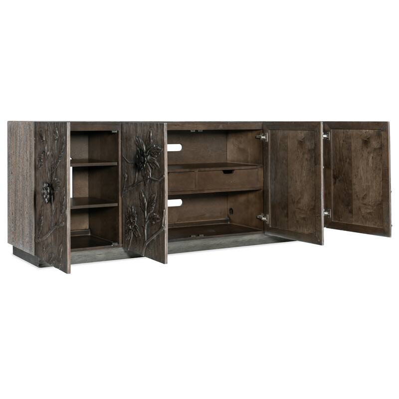 Hooker Furniture 628-85103 Melange 90" Wide 2 Drawer Wood Veneer