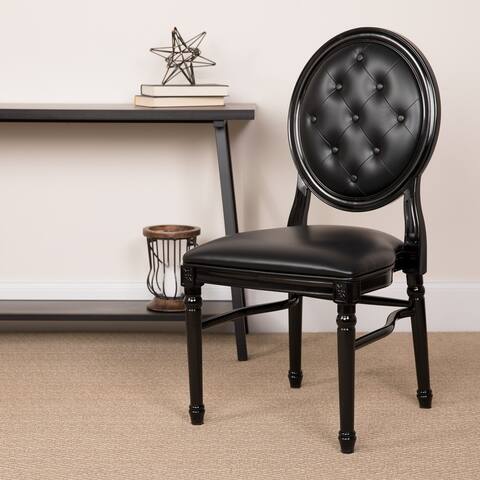2 Pack 900 lb. Capacity King Louis Dining Side Chair