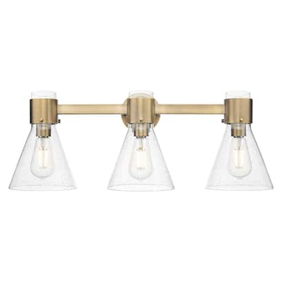 Innovations Lighting 464-3W-G464C-7SDY Lawton Cone 3 Light 24" Wide