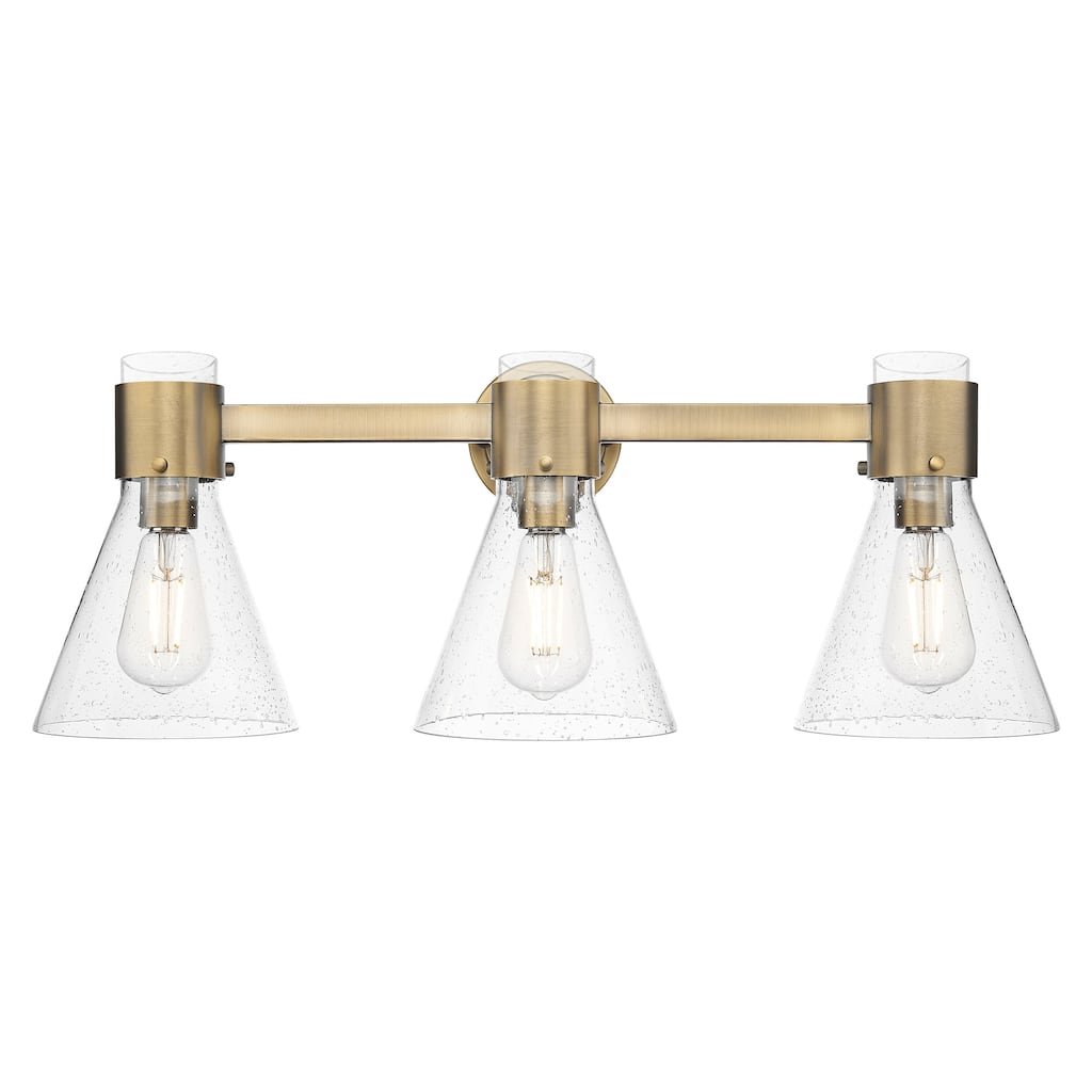 Innovations Lighting 464-3W-G464C-7SDY Lawton Cone 3 Light 24" Wide