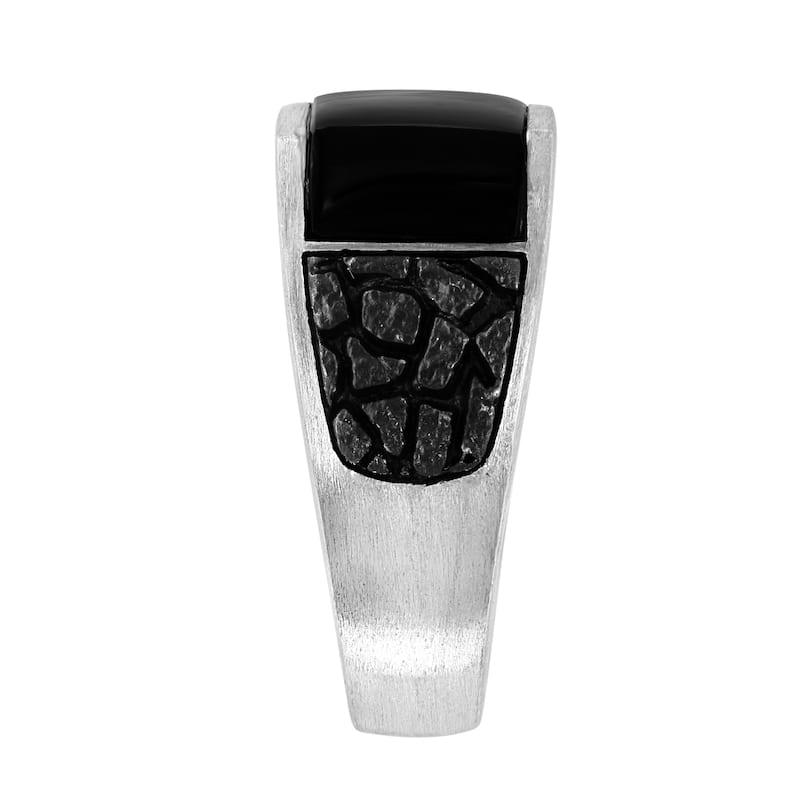EFFY Men's 925 Sterling Silver Onyx Ring - Black