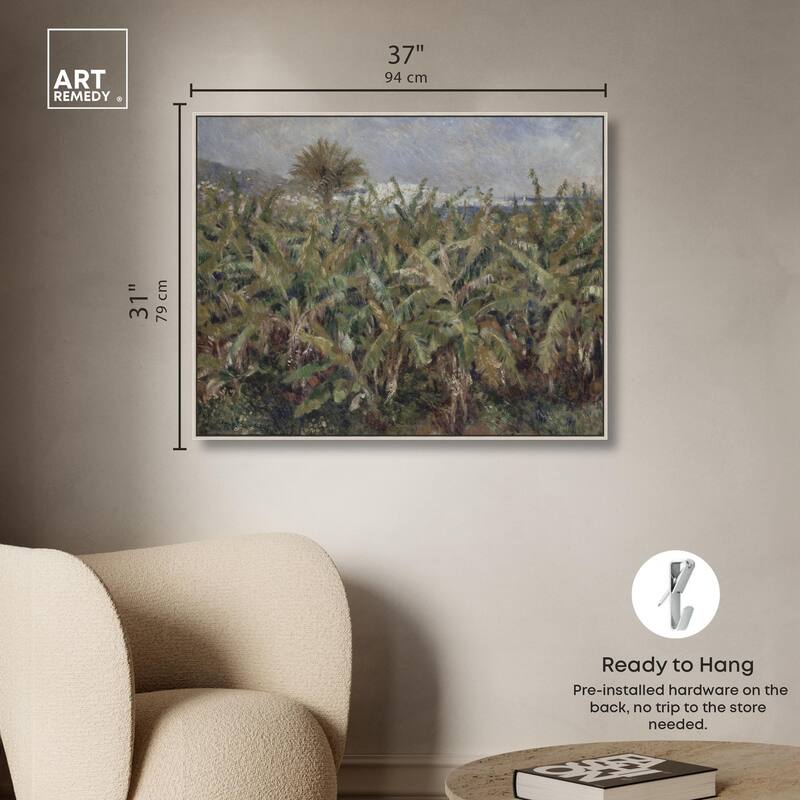 Field of Banana Trees Canvas by Art Remedy