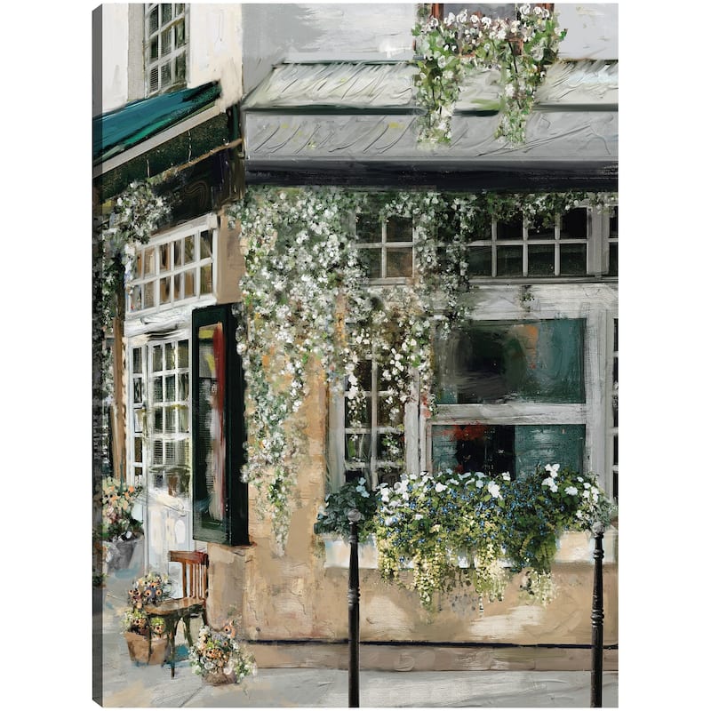 Rue Pavee Crop II By Studio Arts Canvas Art Print