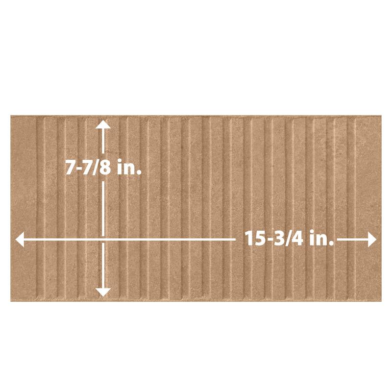 Merola Tile Kings Loft Clay 7-7/8" x 15-3/4" Ceramic Wall Tile