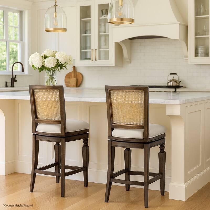 Maven Lane 31" Sonoma Swivel Bar Height Kitchen Stool