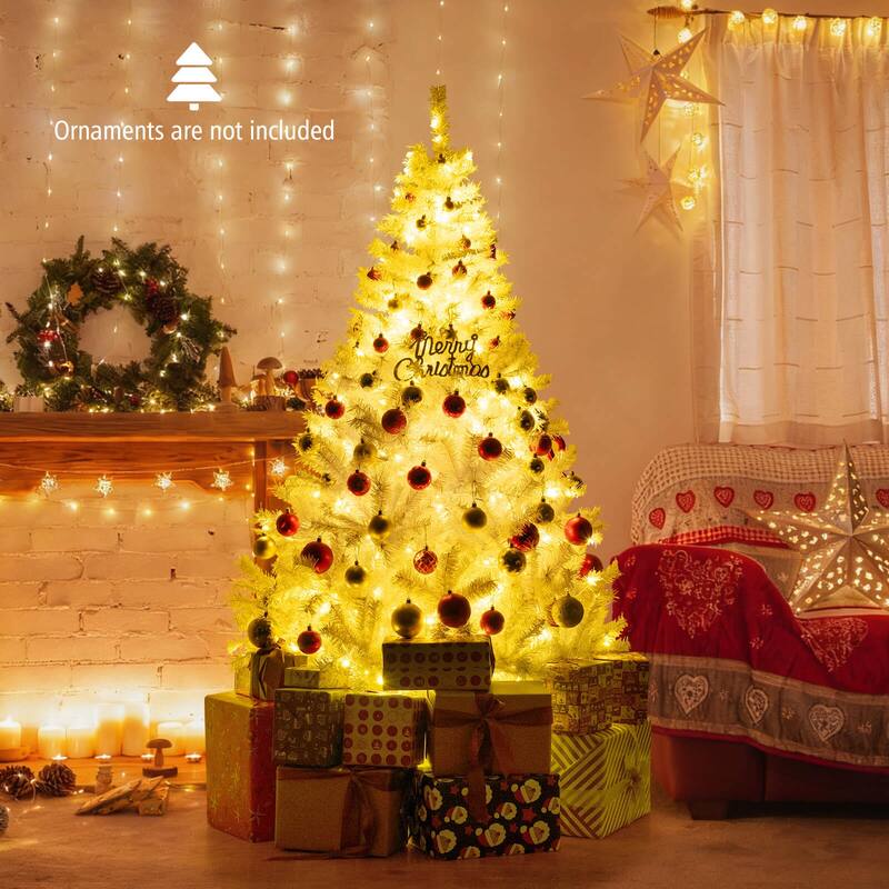 Costway 6/7 FT Artificial Christmas Tree with 1000/1346 Branch Tips - See Details