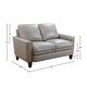 preview thumbnail 18 of 20, Hatteras Top Grain Leather Plush Contemporary Loveseat