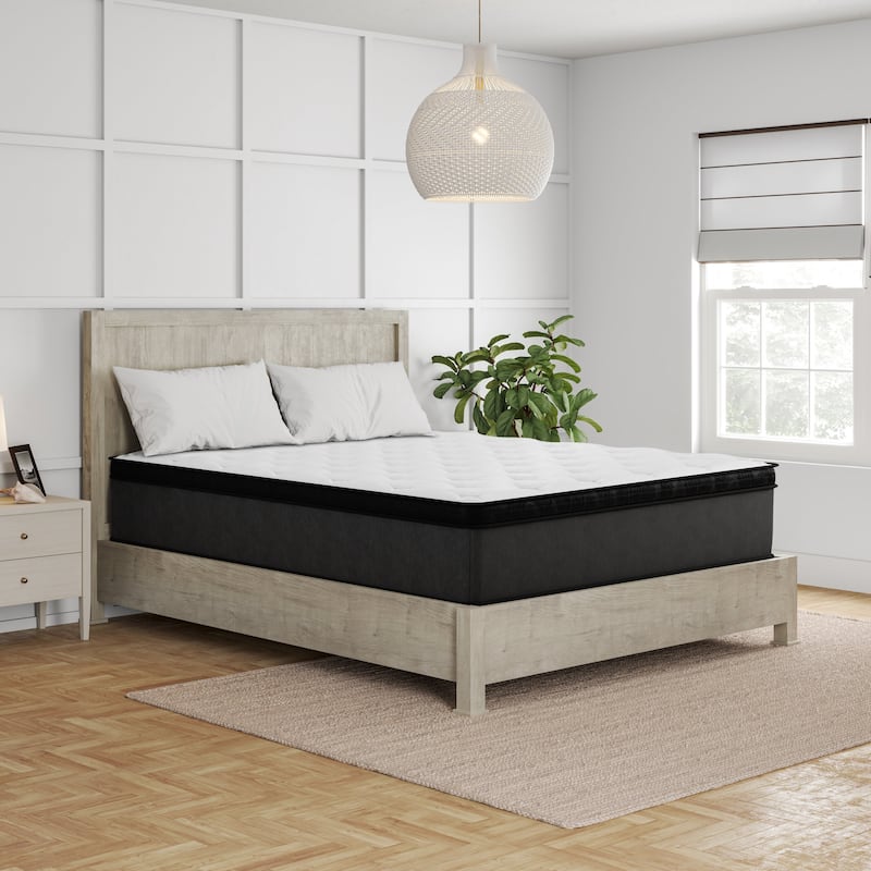 Amaris, 14-Inch, Cooling Copper Infused Memory Foam Euro Top Hybrid Mattress, CertiPUR US and Greenguard Gold Certified - Twin XL - Medium