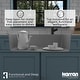 preview thumbnail 50 of 56, Karran Drop-In Quartz Composite 34 in Single Bowl Kitchen Sink with Accessories