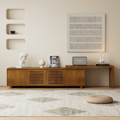 Mid-Century Modern Extendable TV Stand