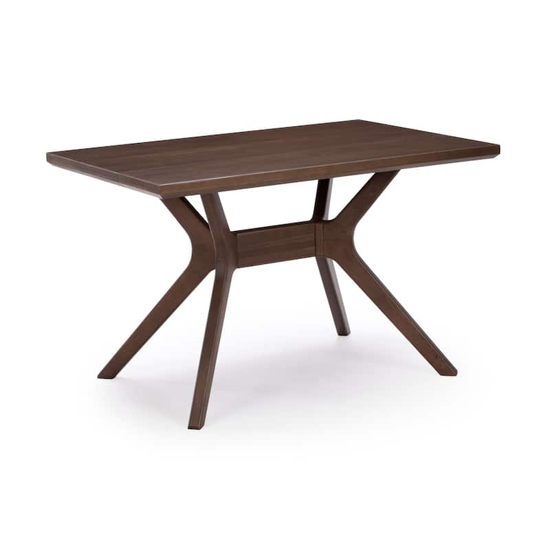 Plank and Beam Verso Rectangular Solid Wood Dining Table - 48"