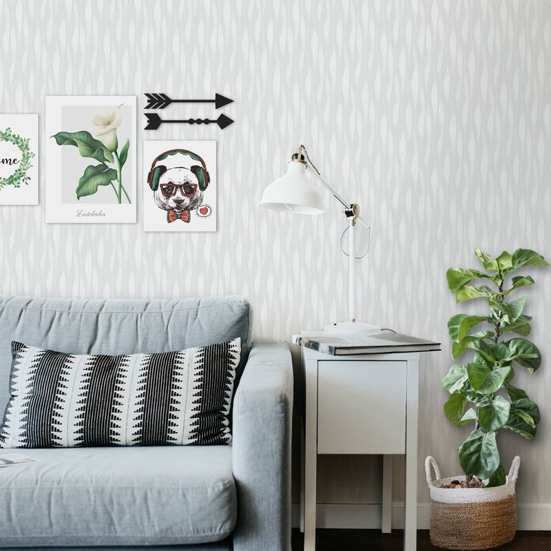 SUSSEXHOME Removable Wallpaper-Waterproof, Strippable, Light Resistance & Cleanable Wall Paper Roll-Wallpaper-Seaweed