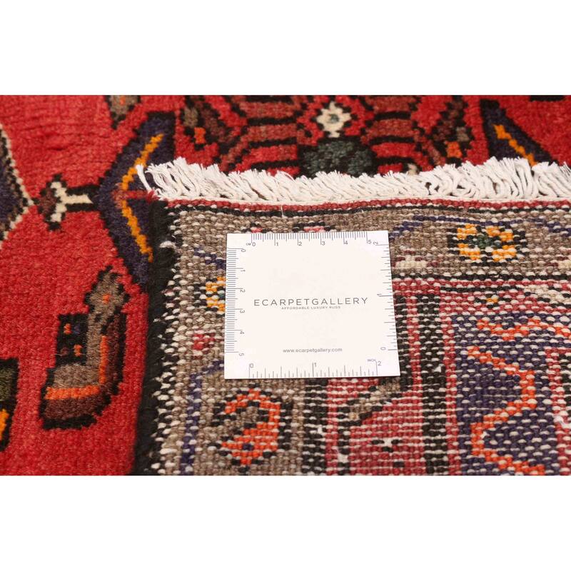 ECARPETGALLERY Hand-knotted Andelz Red Wool Rug - 3'3 x 4'9