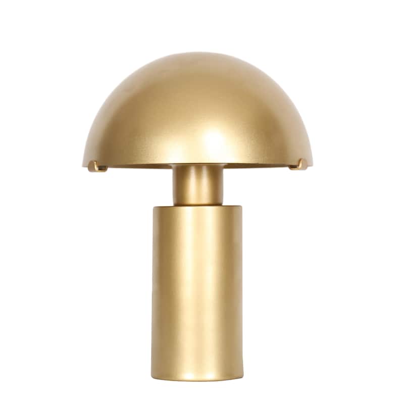 Gold Mushroom Bedside Table Lamp Metal Desk Lamp