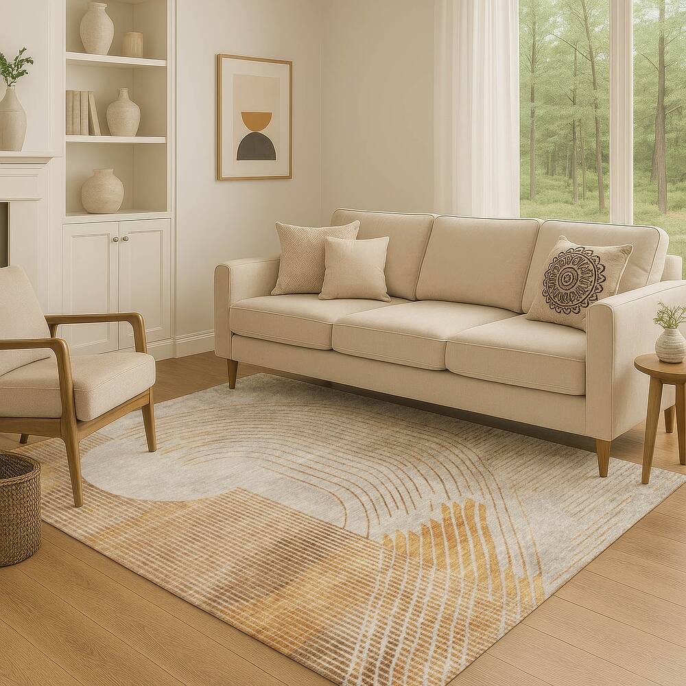 Premium Washable Super Soft Contempoary Glam Mayfield Rug