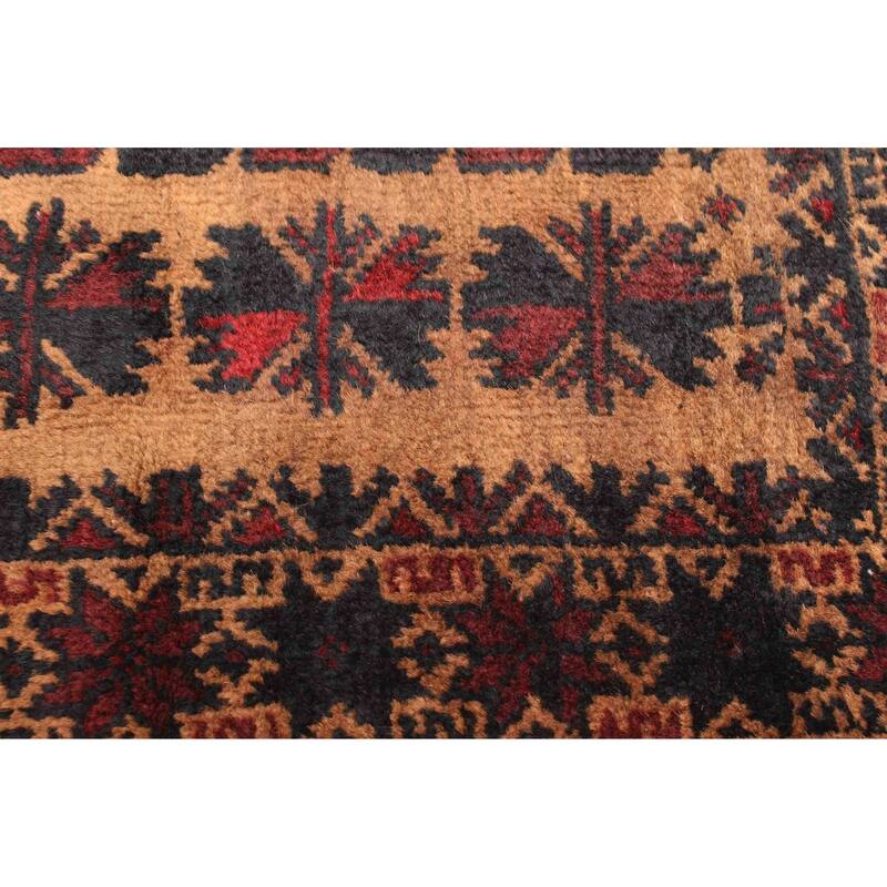 ECARPETGALLERY Hand-knotted Teimani Brown Wool Rug - 2'9 x 4'8