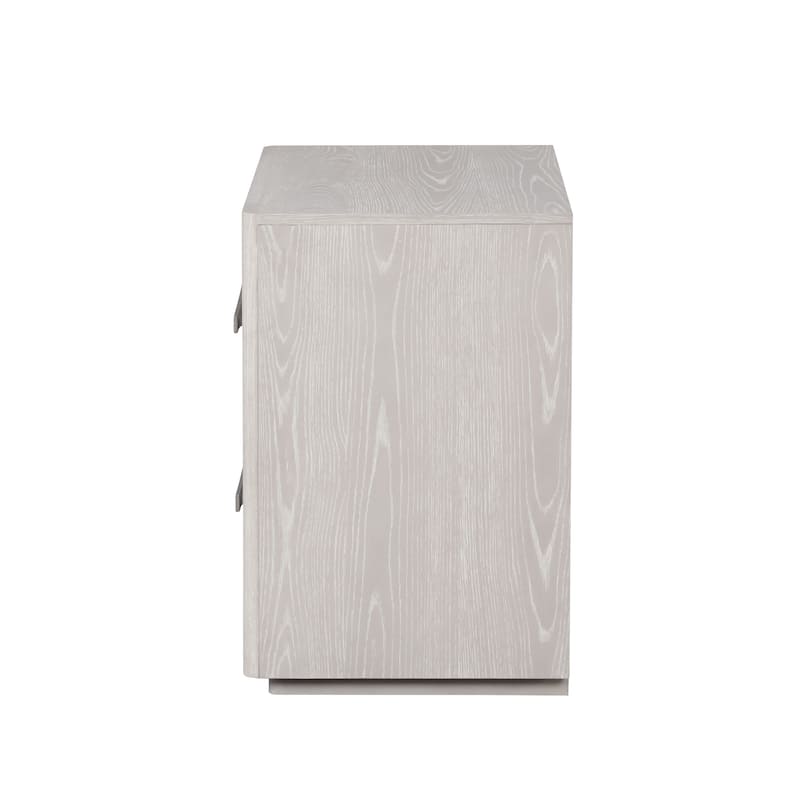 Furniture of America Sorelle Modern Solid Wood Nightstand with USB Ports