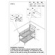 preview thumbnail 2 of 7, Gray Solid Wood Bunk Bed with Bookcase Headboard, Safety Rail and Ladder, Can Be Converted into 2 Beds