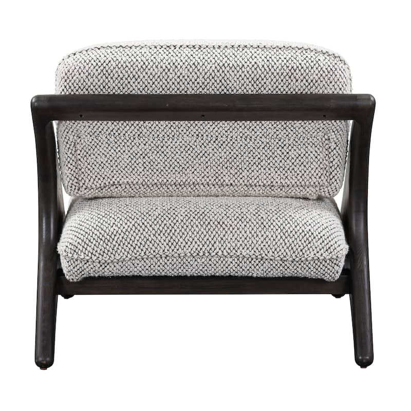 Classic Home Georgia Accent Chair in Gray