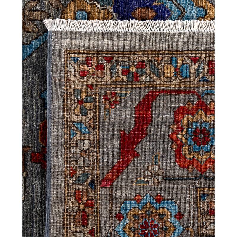 Serapi One-of-a-Kind Hand-Knotted Area Rug - Gray - 8' 1" x 10' 0"