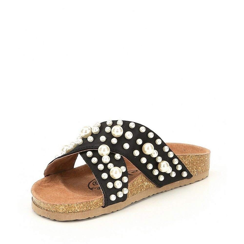 naughty monkey cowhide sandals
