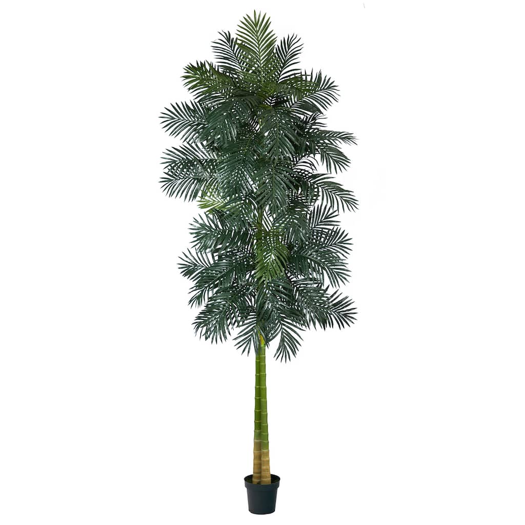 10ft Artificial Palm Tree Indoor Outdoor Tree Home Decor - Green