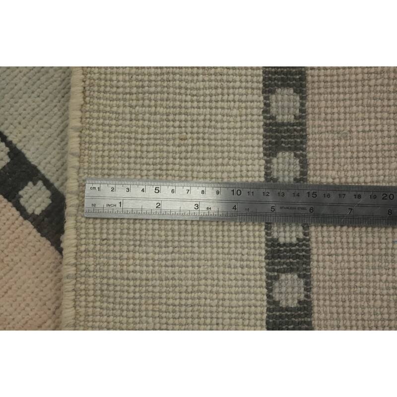 Geometric Gabbeh Vegetable Dye Area Rug Handmade Wool Carpet - 12' 1'' X 8' 11''