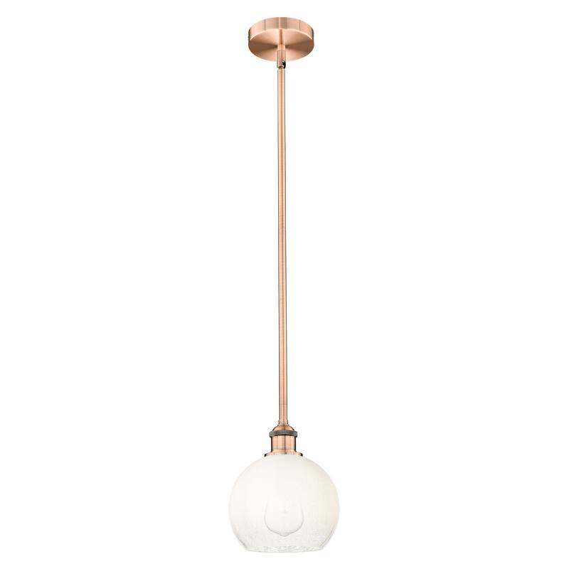 Innovations Lighting Endless Possibilities Edison - Brookhaven Globe - 1 Light 8" Stem Hung Mini Pendant