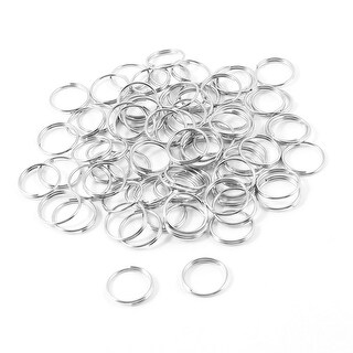 Premium Quality Key Rings With Open Jump Rings Flat Split Heavy Duty Strong Keyrings For Jewelry Diy Rings For Crafts Bulk Metal Key Chain Ring Base For Diy Keychain Making I466125083