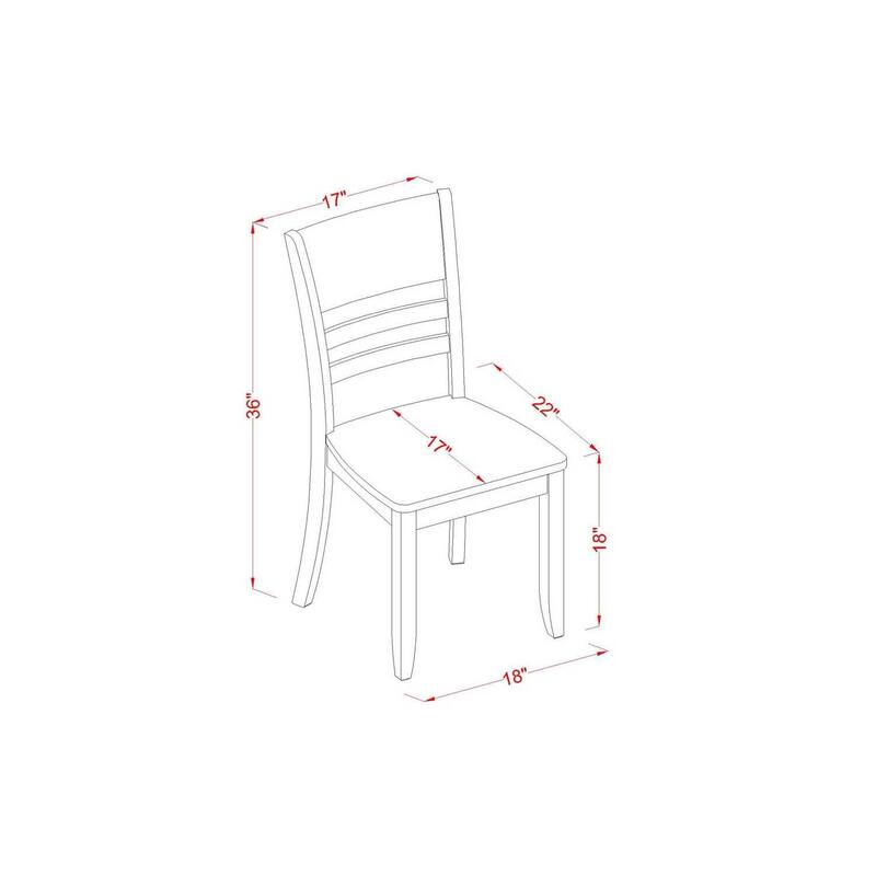 Dinette Table Set with Chairs - Kitchen Dining Room Table & Seating
