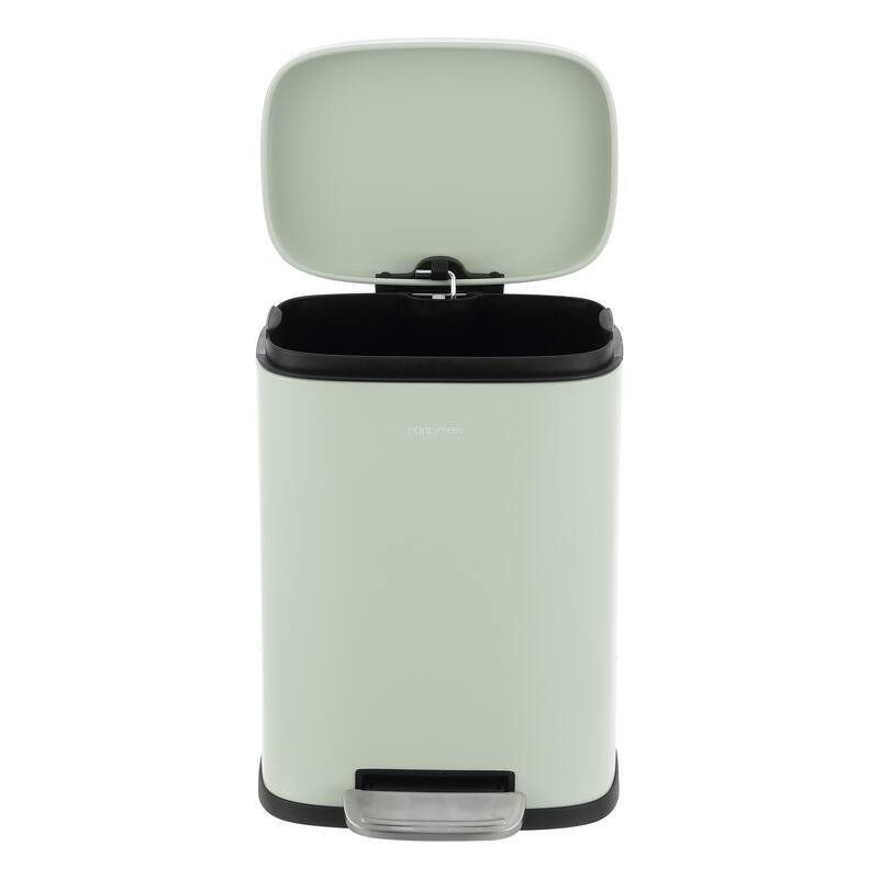 happimess 13-Gallon Trash Can with Soft-Close Lid and FREE Mini Trash Can
