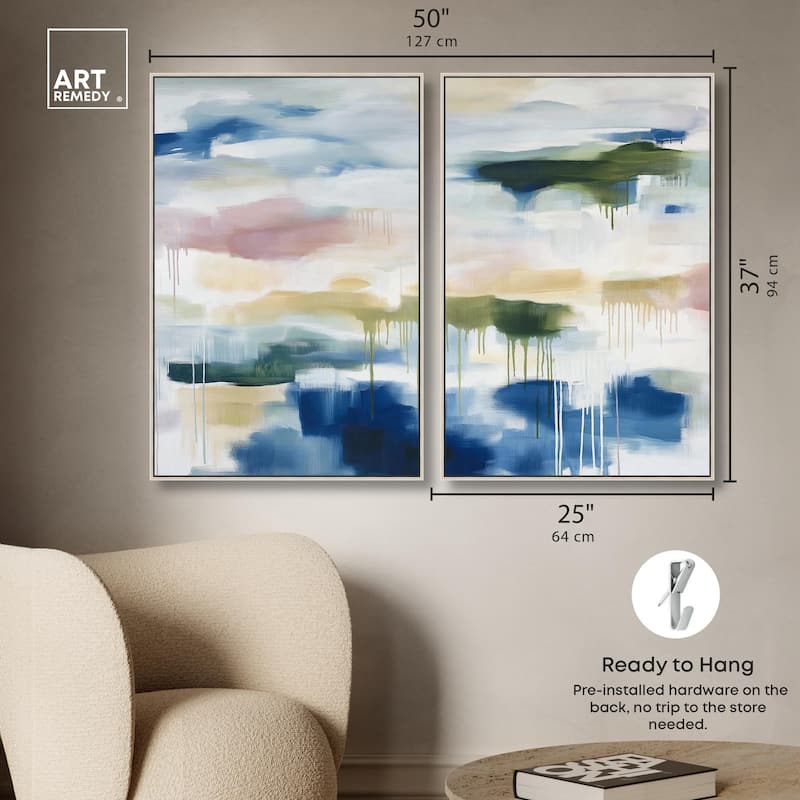 Kairos II Canvas Set of 2 by Art Remedy