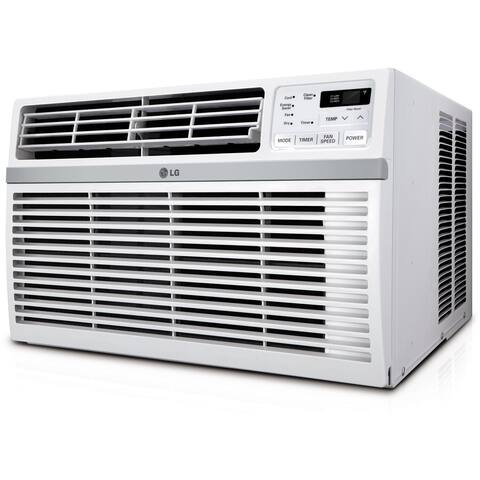 LG Energy Star Rated 6,000 BTU Window Air Conditioner with Remote Control, White