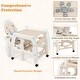preview thumbnail 18 of 19, 5 in 1 Baby High Chair, Convertible Toddler Table Chair Set, Rocking Chair, Multi-Function Seat w/ Wheels, Adjustable Seat Back