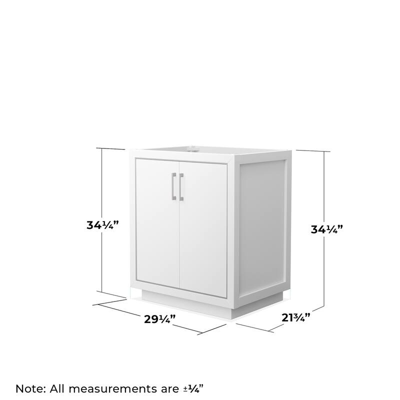 Wyndham Collection WCF1111-30S-CX-M24 Icon 30" Single Free Standing