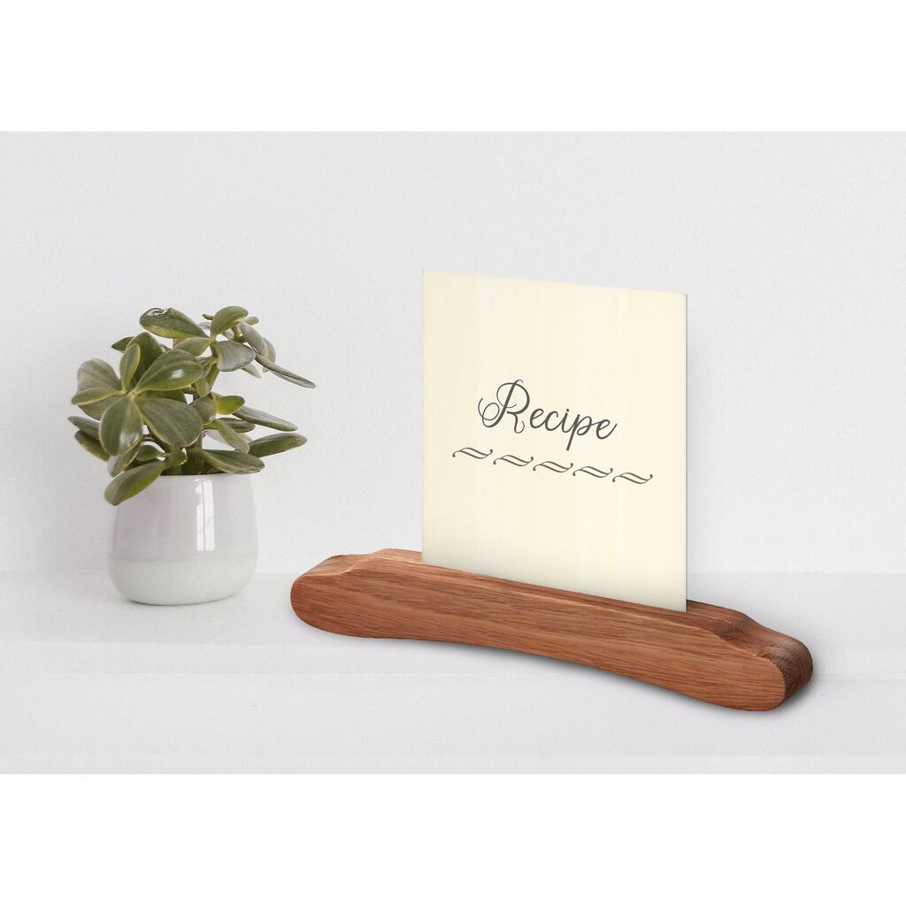 Jatoba Wood Table and Counter Card Stand