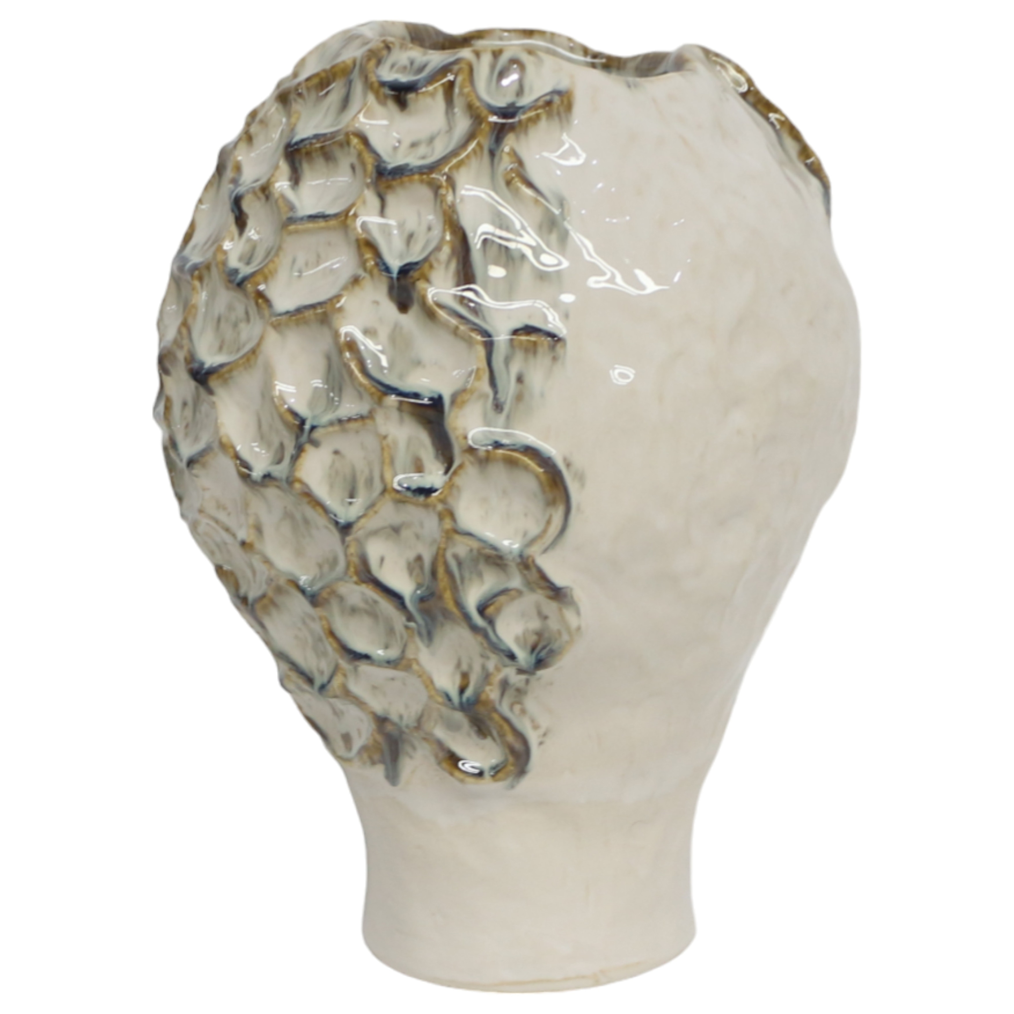 Sagebrook Home Stoneware Ceramic Vase