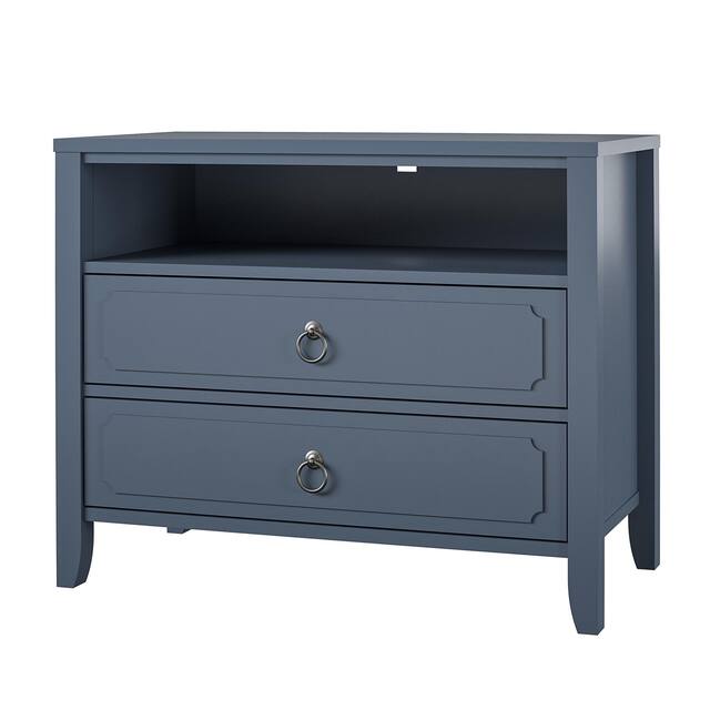 The Novogratz Her Majesty 2 Drawer Nightstand