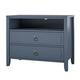 The Novogratz Her Majesty 2 Drawer Nightstand