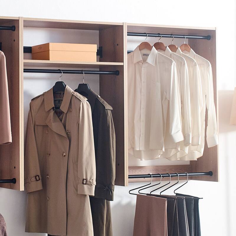 Devi Wall Mounted Wood Closet System